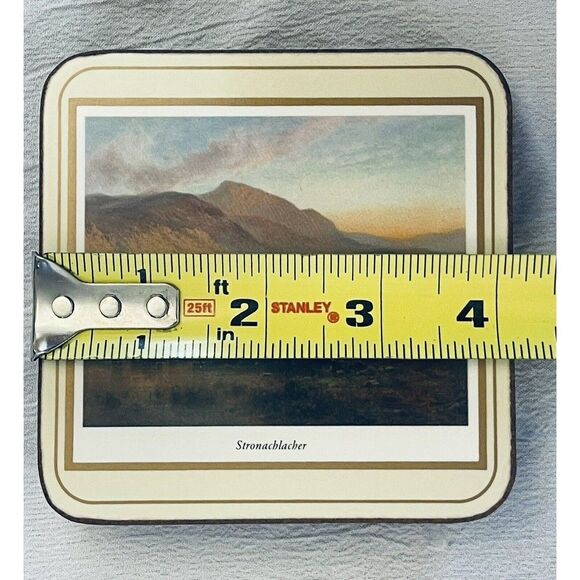 VTG PIMPERNEL Coasters ENGLAND Art Paintings Breanski Landscape Nature Set of 5 - Picture 13 of 13